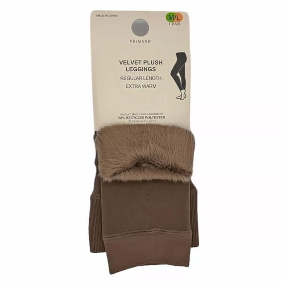 Velvet plush leggings - Picture 2 of 4